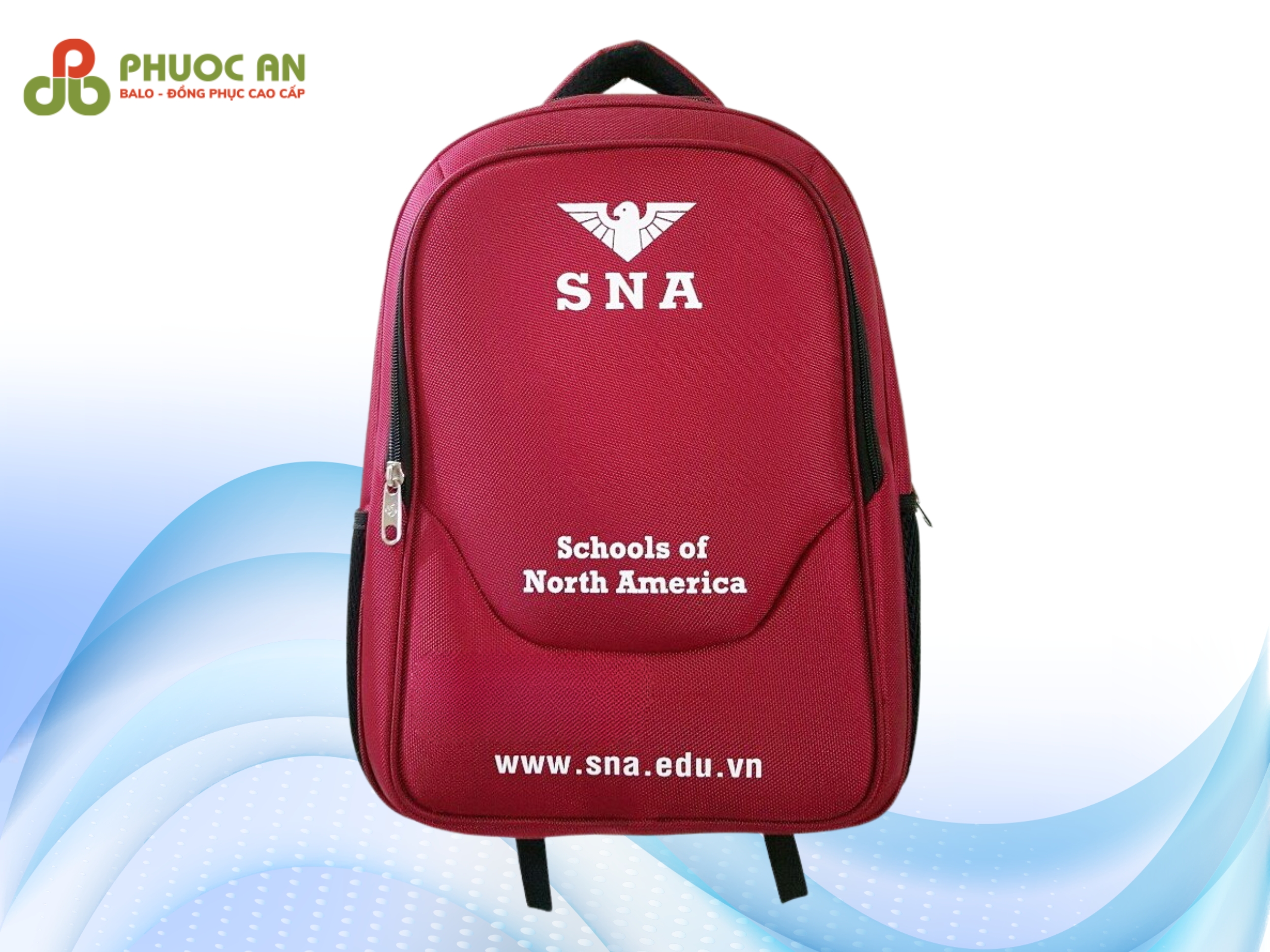 balo-cho-hoc-sinh-cap-2-sieu-nhe-cao-cap-in-logo-truong-SNA