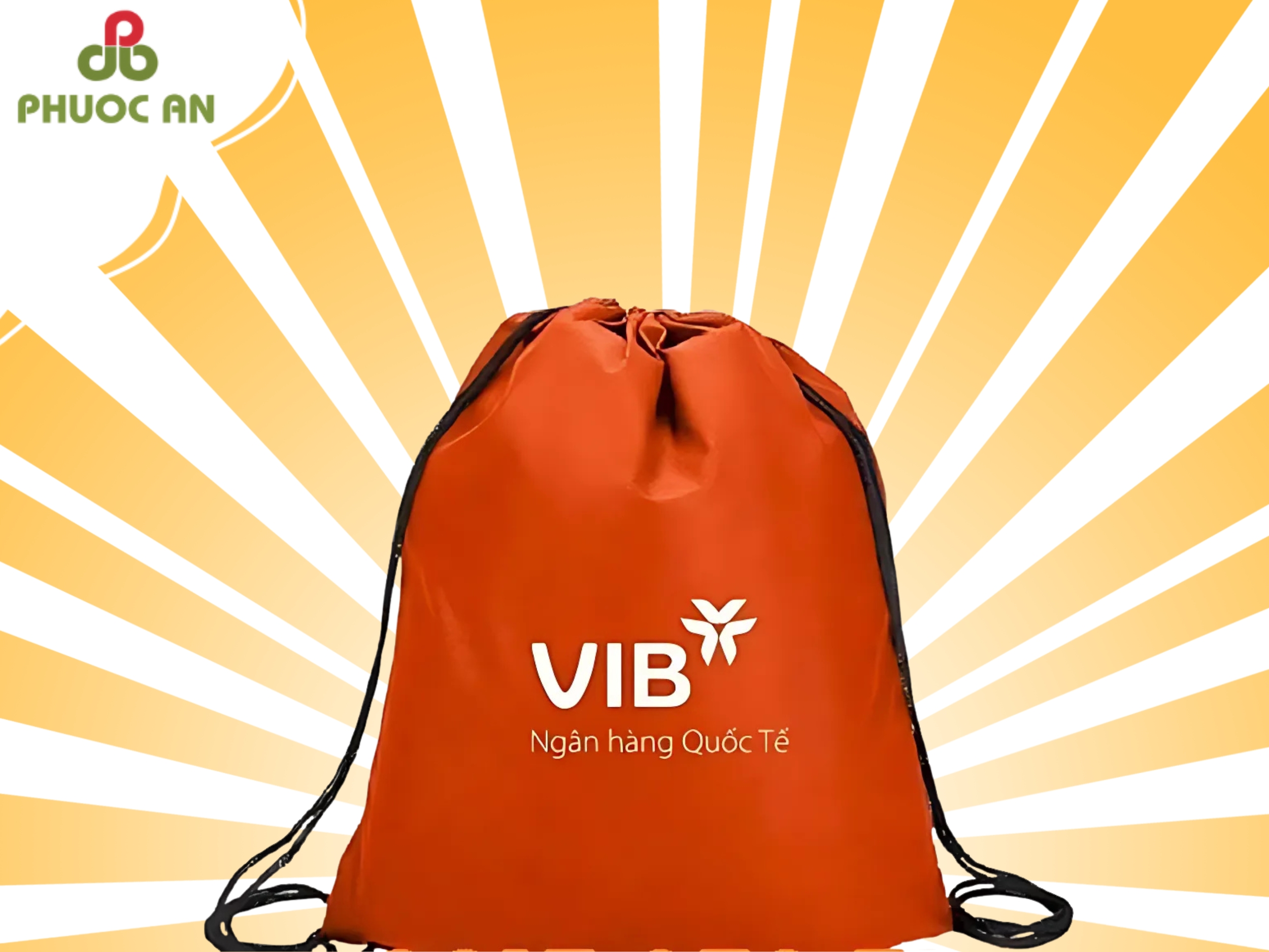 san-pham-balo-rut-in-logo-ngan-hang-vib