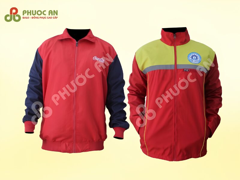 Mẫu áo khoác nỉ đồng phục cho nhân viên văn phòng