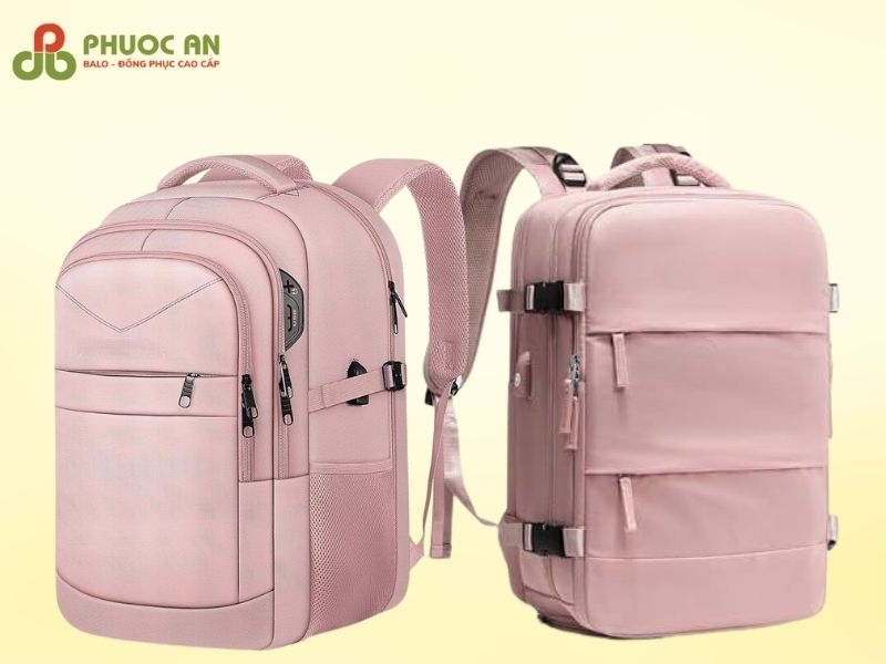 balo-hong-fuchsia-size-to-lam-balo-du-lich-in-logo-tang-khach-hang