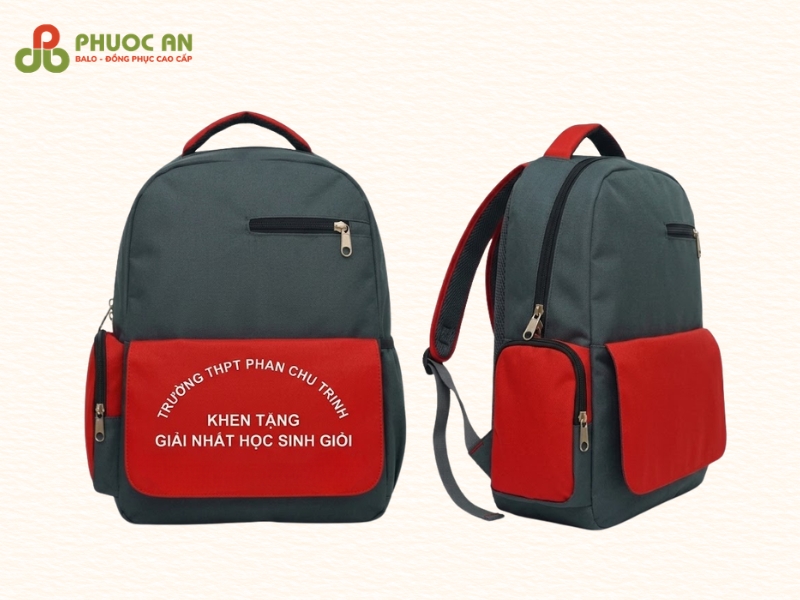 Balo khen thưởng học sinh vải canvas in logo