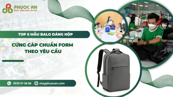 Top 5 Balo Dáng Hộp Cứng Cáp Chuẩn Form Theo Yêu Cầu Cho Doanh Nghiệp