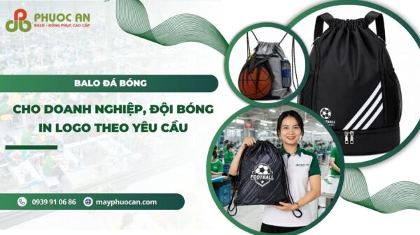 Balo bóng đá in logo theo yêu cầu cho doanh nghiệp