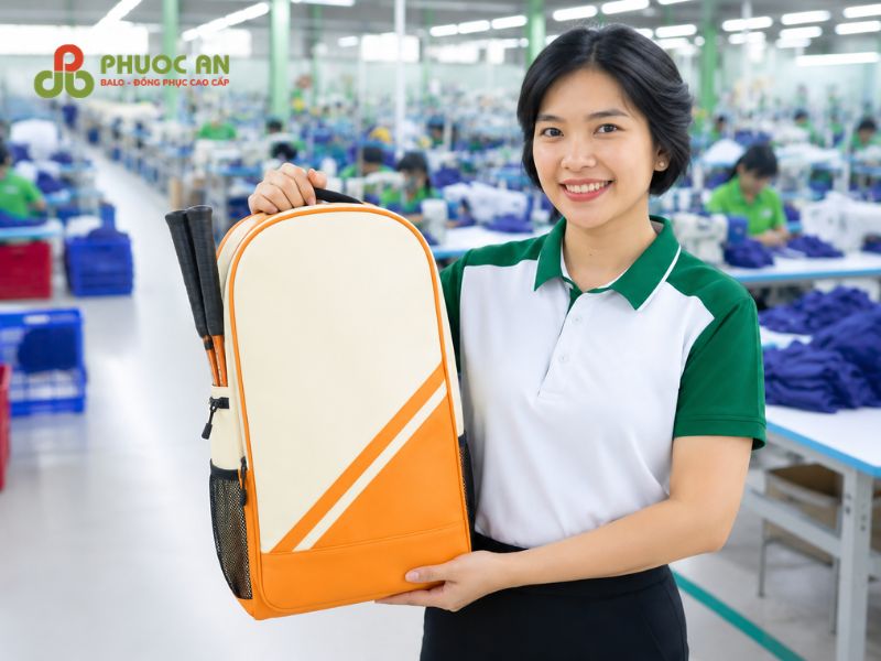 Balo cầu lông cao cấp đặt may số lượng lớn tại Phước An
