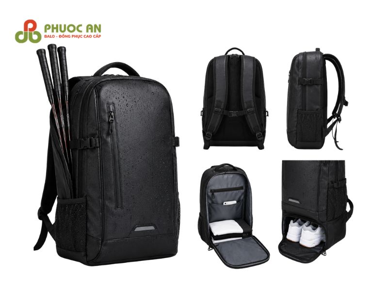 Balo cầu lông chống nước bền đẹp, sử dụng tiện lợi