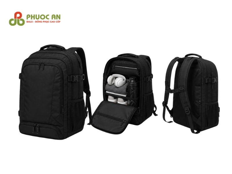 Balo tập gym kích thước lớn in logo vô cùng chuyên nghiệp