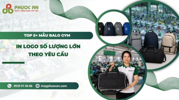 Mẫu balo gym in logo số lượng lớn quà tặng doanh nghiệp