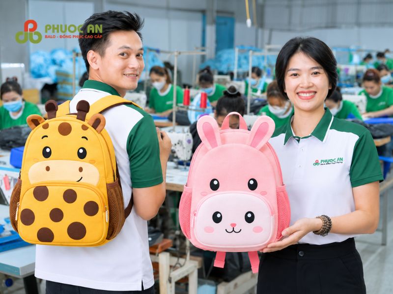 May Phước An nhận may balo hình thú theo yêu cầu