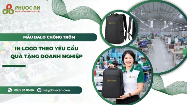 Top 5 mẫu balo chống trộm in logo quà tặng doanh nghiệp