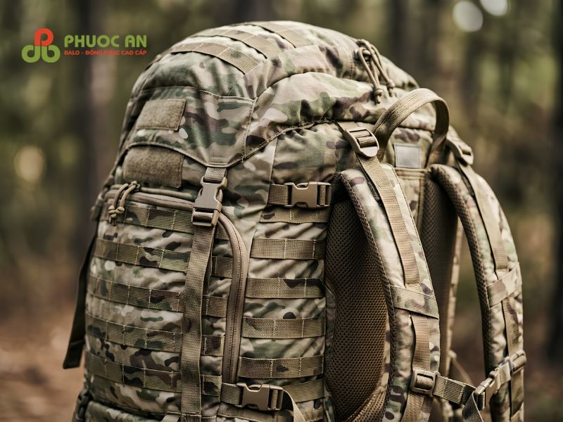 Balo quân sự trợ lực tốt giúp đeo êm và giảm áp lực vai