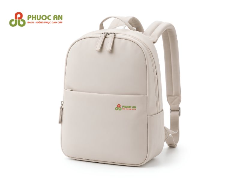 Mẫu balo nữ đẹp in thêu logo tinh tế cho doanh nghiệp