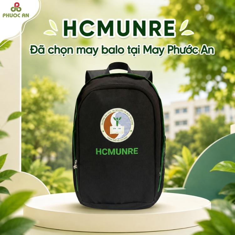 Balo Công Ty HCMUNRE Đồng Phục Cao Cấp