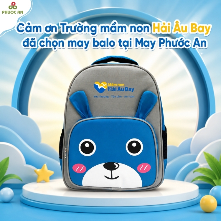 Balo Học Sinh Mầm Non Hải Âu Bay Siêu Nhẹ