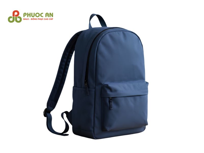 Balo màu trơn đơn giản, nổi bật logo thương hiệu doanh nghiệp