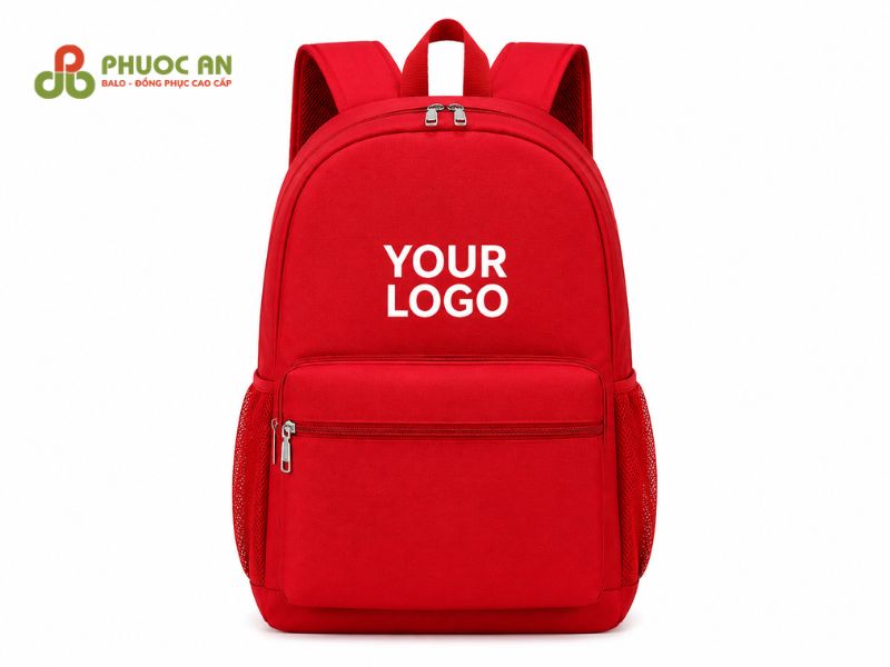 Mẫu balo một màu theo nhận diện thương hiệu doanh nghiệp