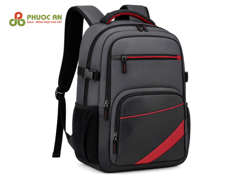 Mẫu balo polyester thiết kế theo nhận diện thương hiệu