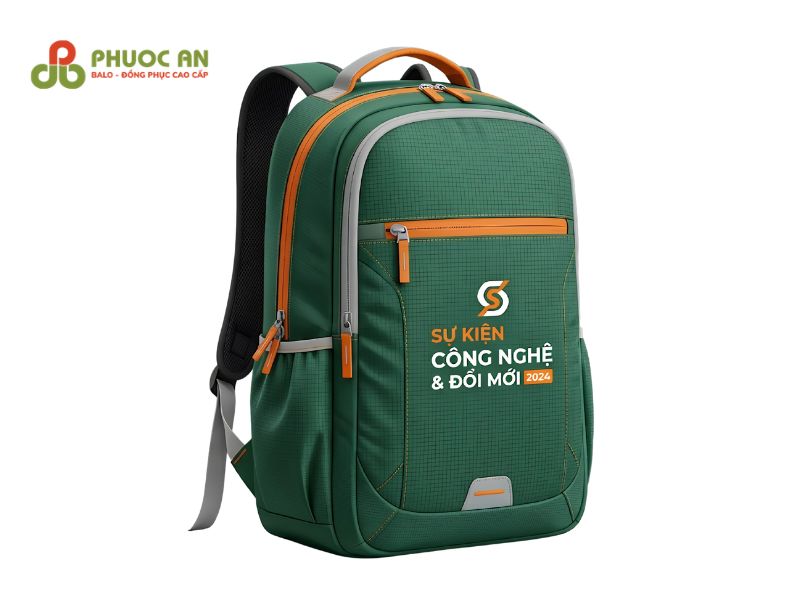 Mẫu balo quà tặng sự kiện phối màu theo nhận diện thương hiệu