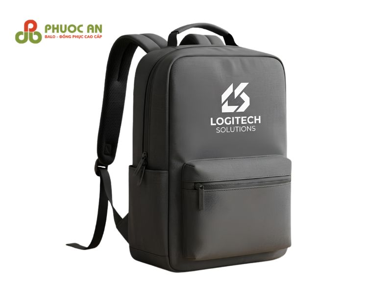 Mẫu balo vải dù form đứng in logo công ty chuyên nghiệp
