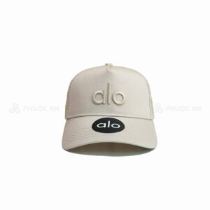 Nón vải phối lưới in logo thương hiệu Alo