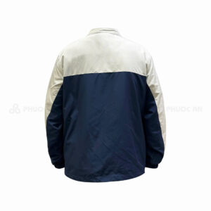 Áo Khoác Đồng Phục Phối Màu Trắng Xanh Navy