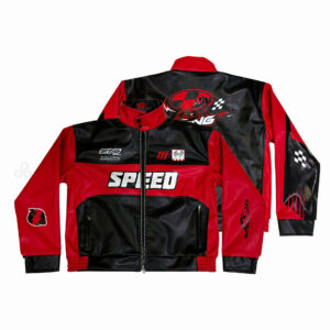 Áo Khoác Quảng Cáo Sự Kiện Sting Racing Đỏ Đen