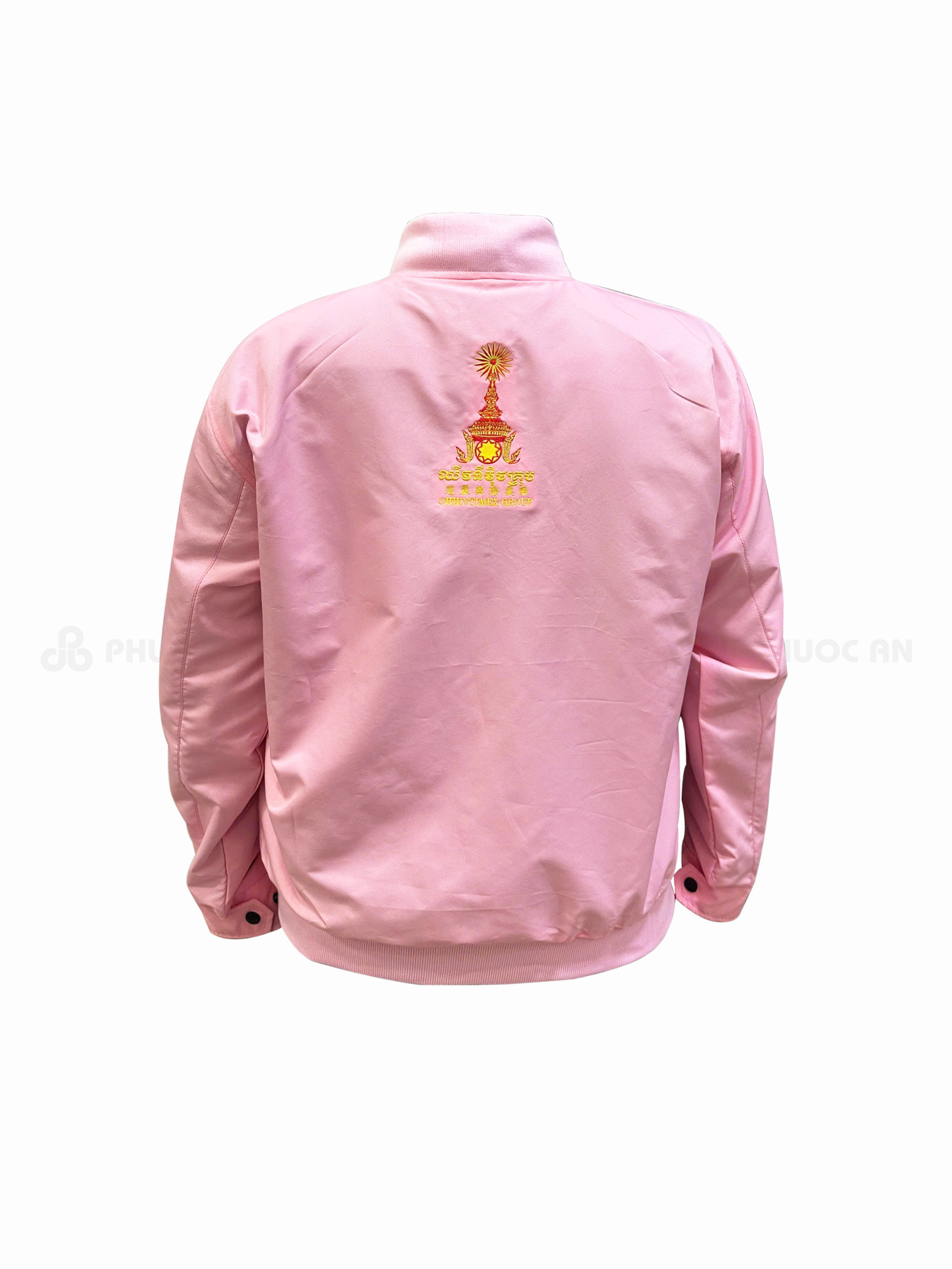 Áo Khoác Đồng Phục Màu Hồng Pastel