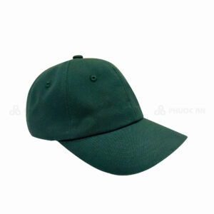Nón vải đồng phục màu xanh rêu trơn
