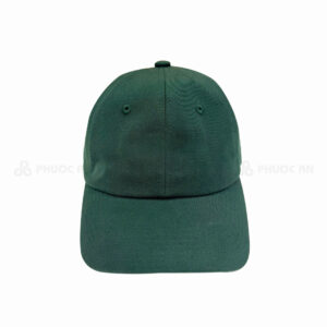 Nón vải đồng phục màu xanh rêu trơn