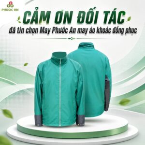 Áo Khoác Đồng Phục Công Ty Xanh Xám