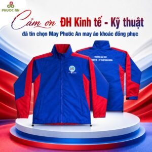 Áo Khoác Đồng Phục Đại Học KTKT Bình Dương
