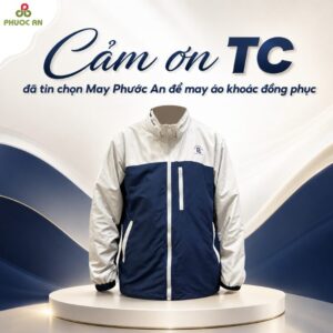 Áo Khoác Đồng Phục Phối Màu Trắng Xanh Navy