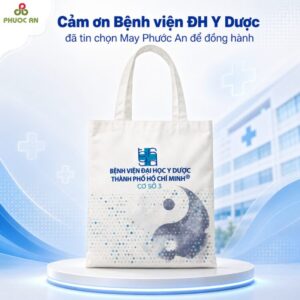 Túi canvas quà tặng Bệnh viện Đại học Y Dược