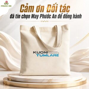 Túi canvas quảng cáo Kuoni Tumlare