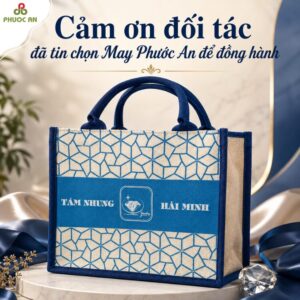 Túi cói quà tặng Tám Nhung Hải Minh
