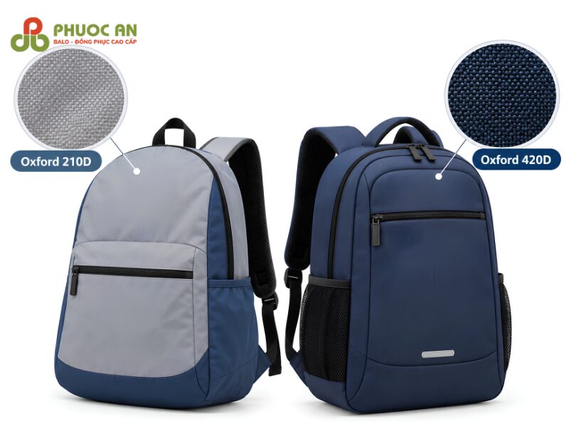 Vải Oxford 210D đến 420D nhẹ, phù hợp may balo đa dụng