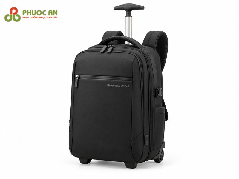 Mẫu balo kéo công sở ngăn chống sốc laptop 15.6 đến 17 inch