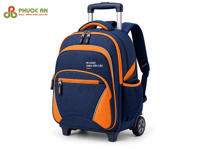 Mẫu balo kéo đồng phục trường học, trung tâm Anh ngữ tiện dụng